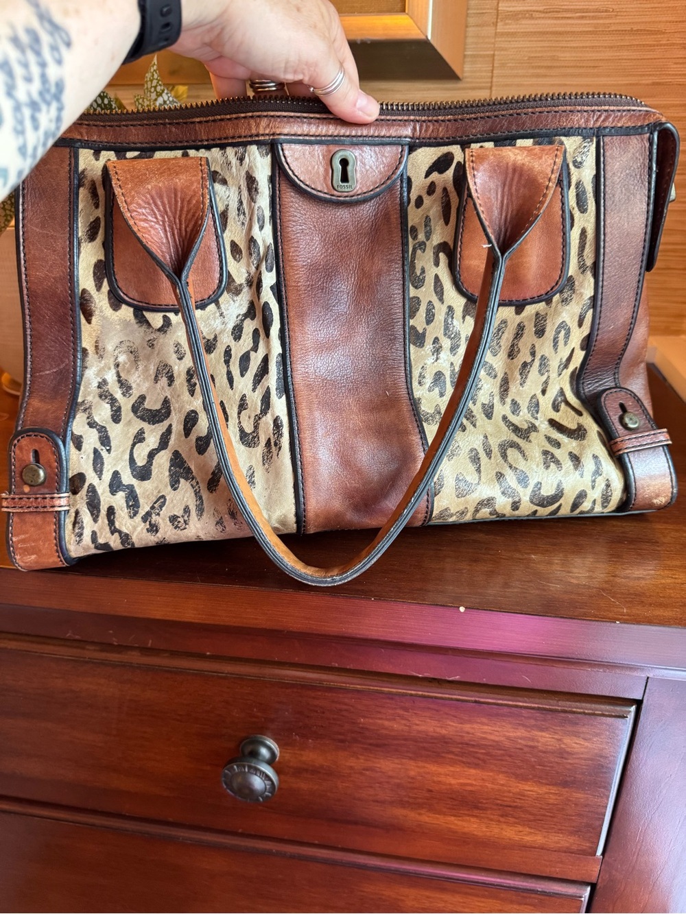 Vintage Fossil bag - Picture 4 of 16